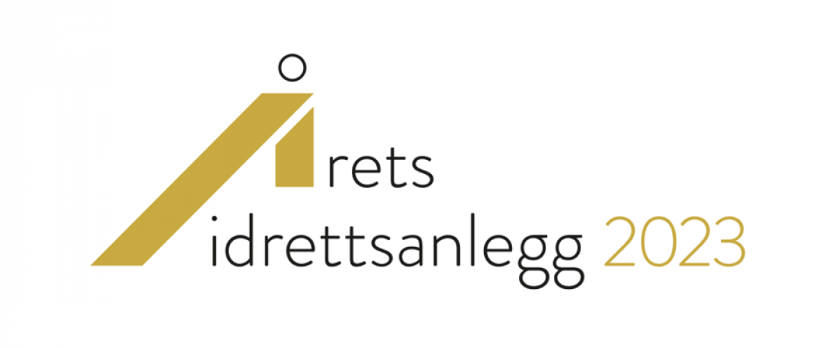Logo årets idrettsanlegg 2023