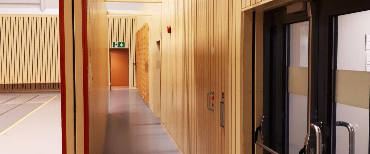 Gang bak mål. Foto: Gode idrettsanlegg Gang bak mål