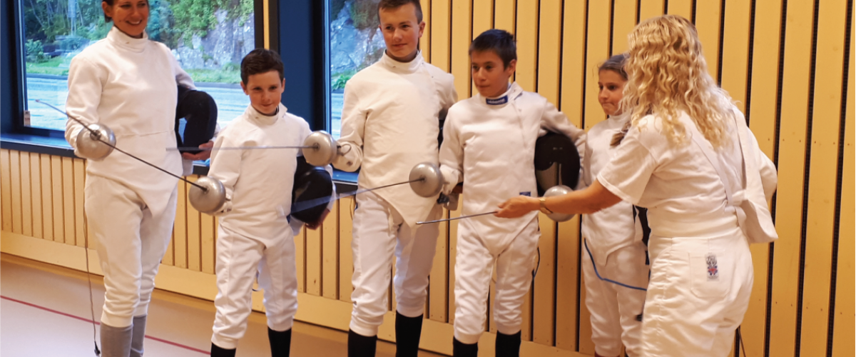 Fektere klare for trening. Foto: Tor Ola G. Olsen Fektere klare for trening