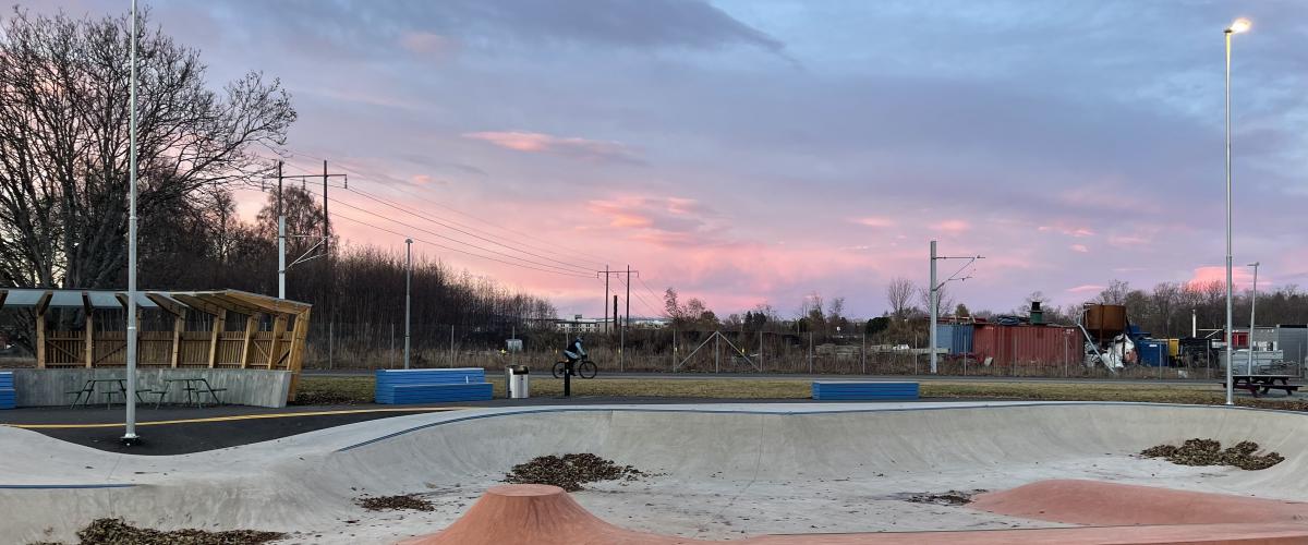 Bilde av flow-elementer i Regbueparken