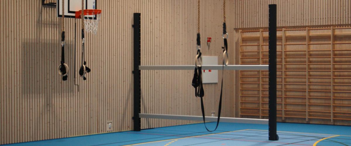 Bom i idrettshallen Glommasvingen skole