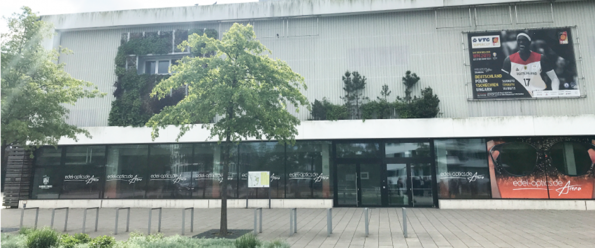 Fasade, utsiden av flerbrukshall