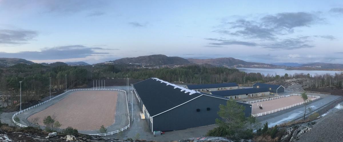 Oversikt over Haugaland Hestesport Arena