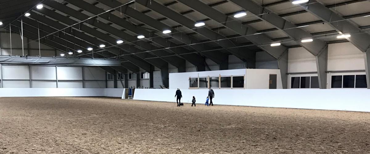 Ridebane inne Haugaland Hestesport Arena