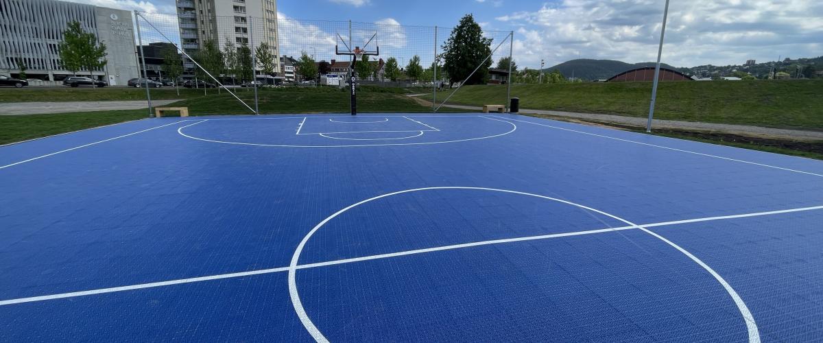 Streetbasketbanen i Drammen 