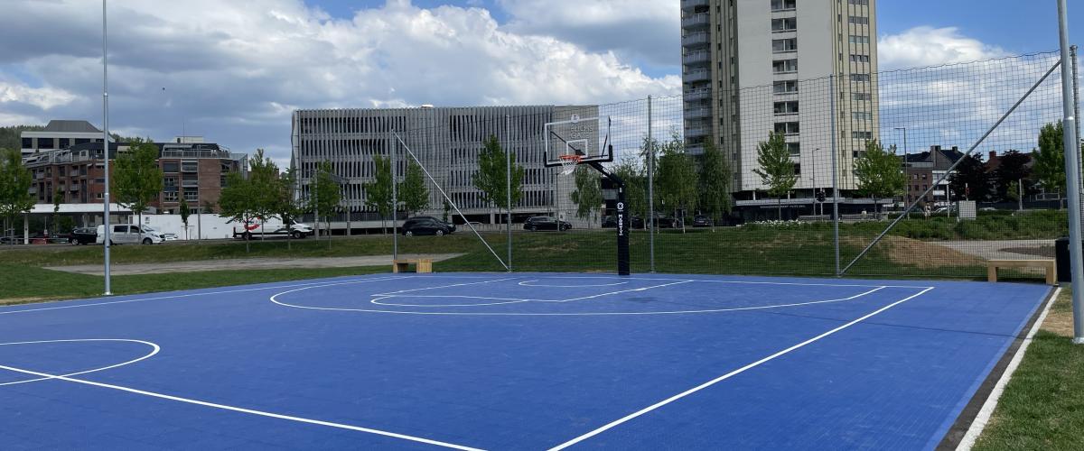 Streetbasketbanen i Drammen 