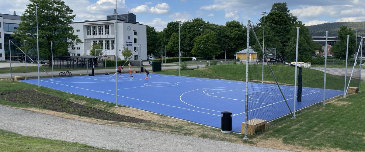 Streetbasketbanen i Drammen 