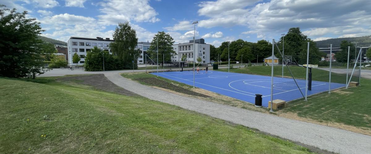 Streetbasketbanen i Drammen 