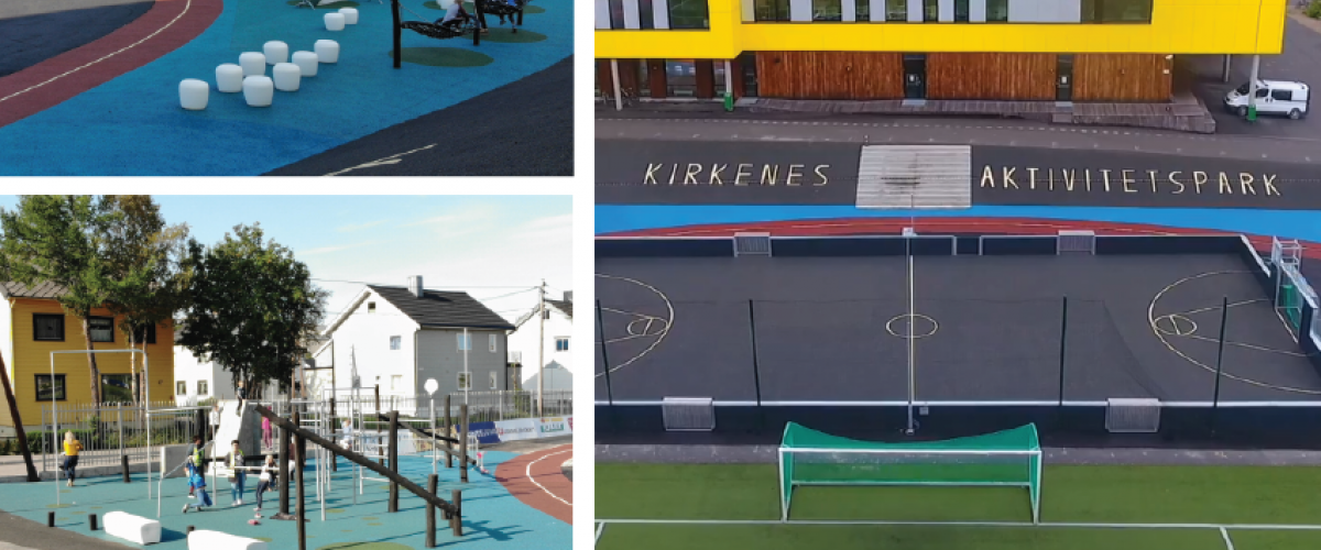 Kollasj Kirkenes aktivitetspark