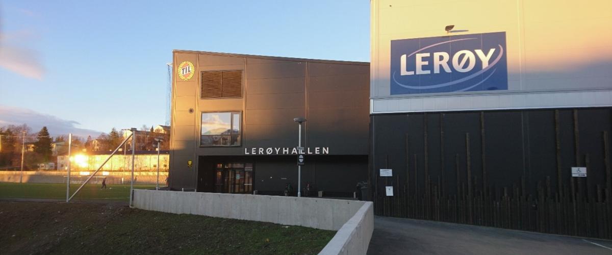 Lerøyhallen sett fra utsiden