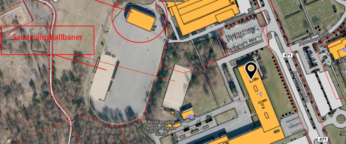 Oversikt over anleggsområdet