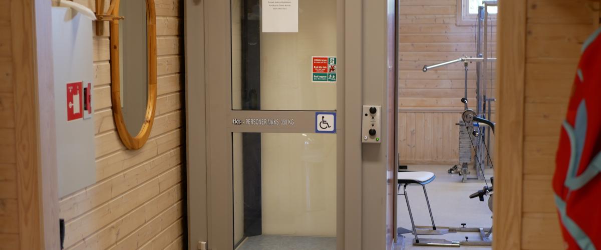 Heisen til 2.etasje