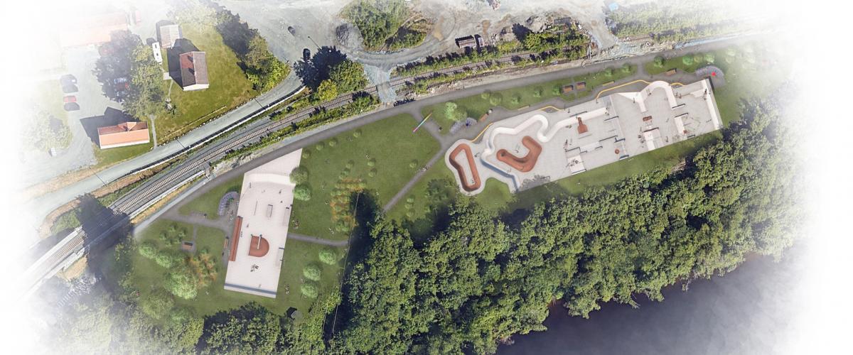 Plantegning av hele Pegnbueparken