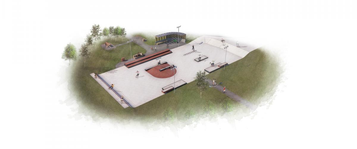 Plantegning lavterskelanlegg 