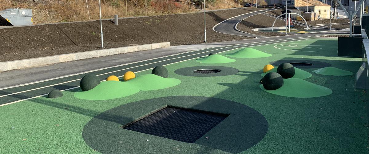 Trampolineområde Møteplassen 0-100 Nord-Aurdal