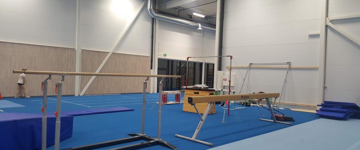 Turnapparater står klare til bruk