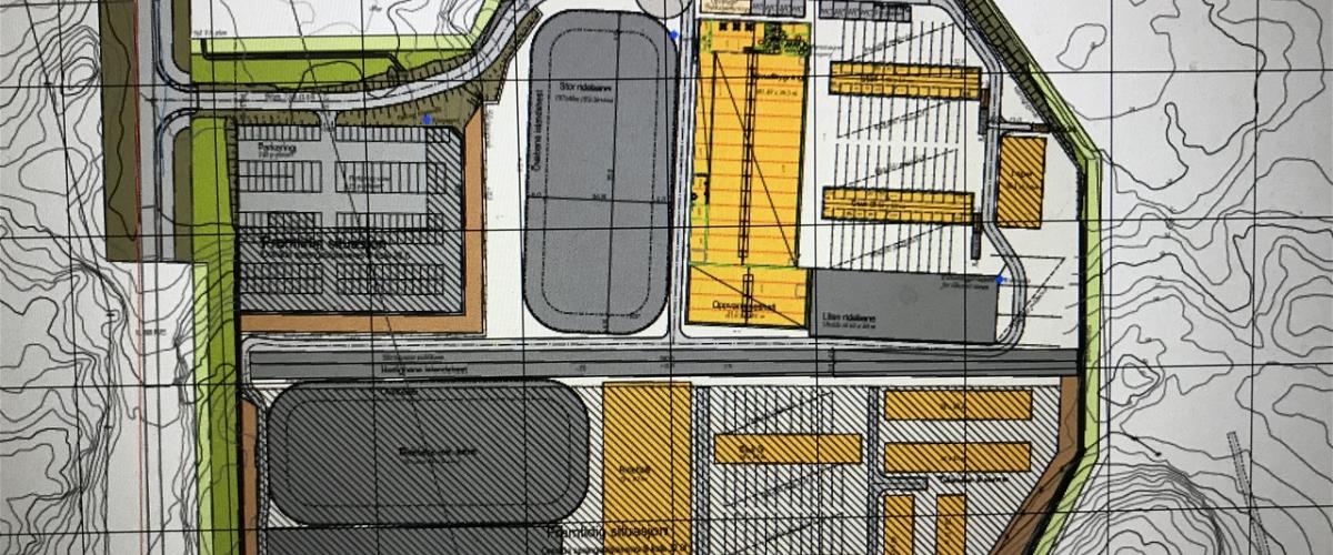 Områdeskart over Haugaland Hestesport Arena