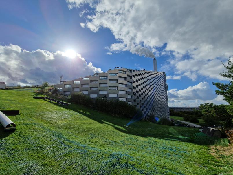 Skianlegg på plastgress