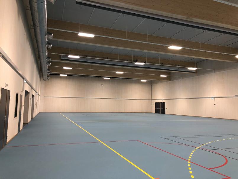 Hallflate med oppmerking