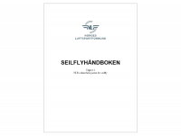 Forside seilflyhåndboka