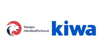 Logo for Norges Håndballforbund og Kiwa