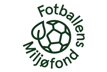 Logoen til Fotballens miljøfond. Den består av en fotball og et blad.